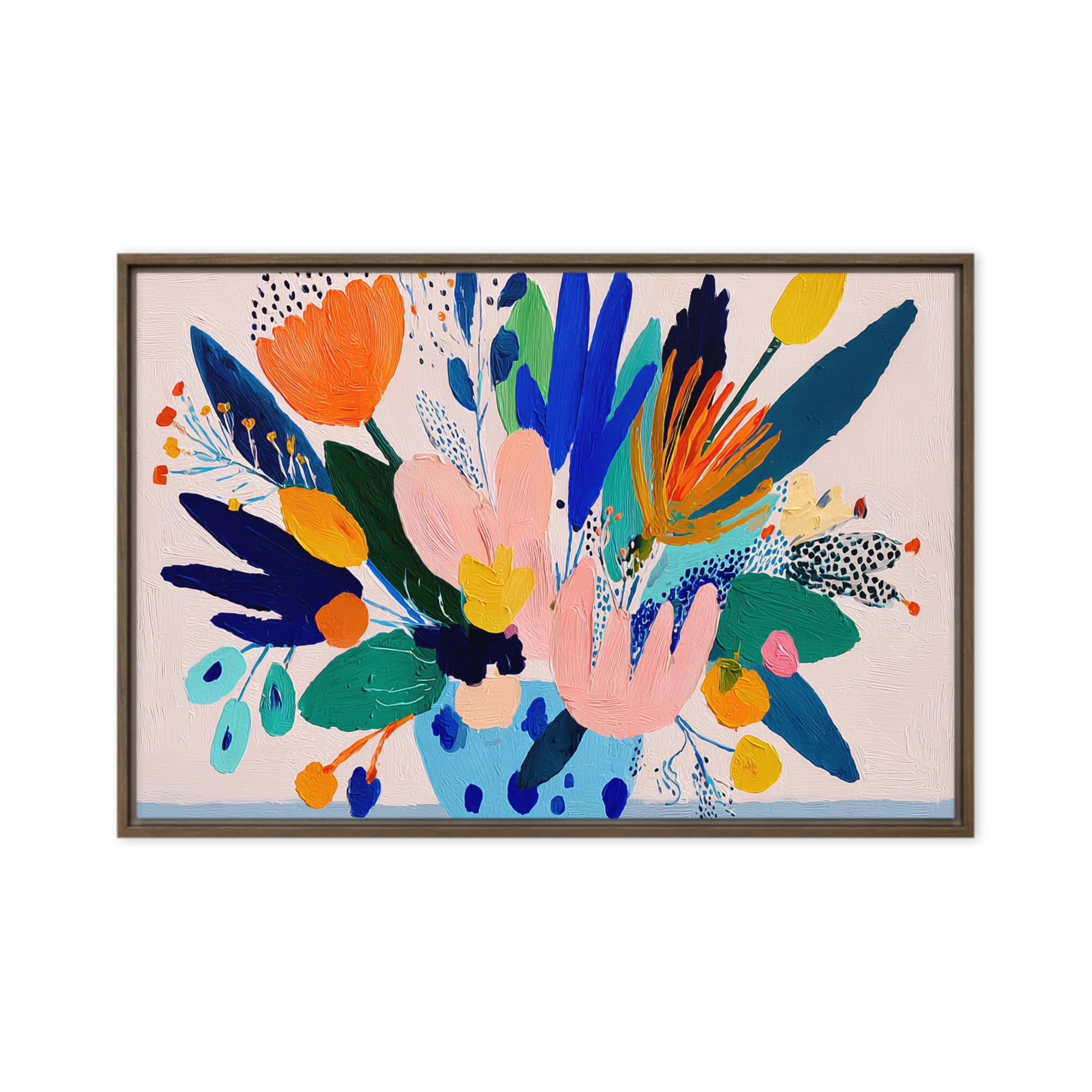 Blooms in Blue
