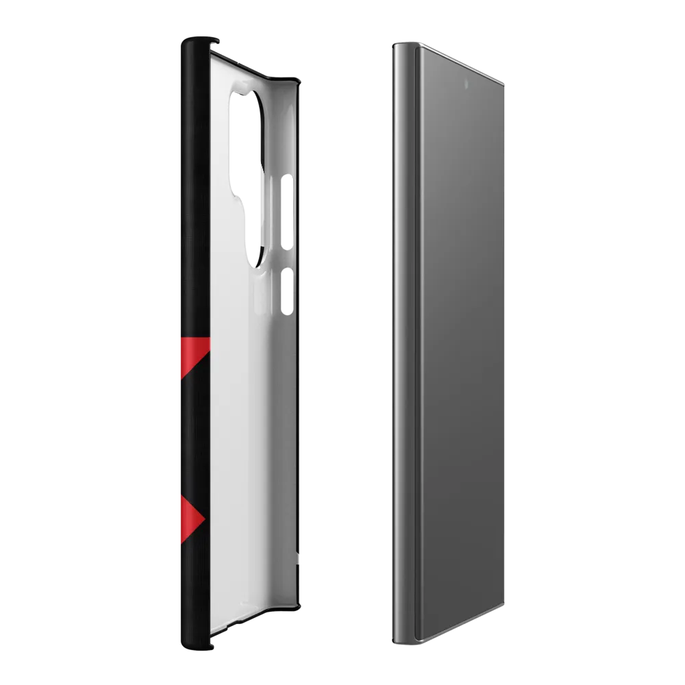 Red and White Tangram | Phone Case