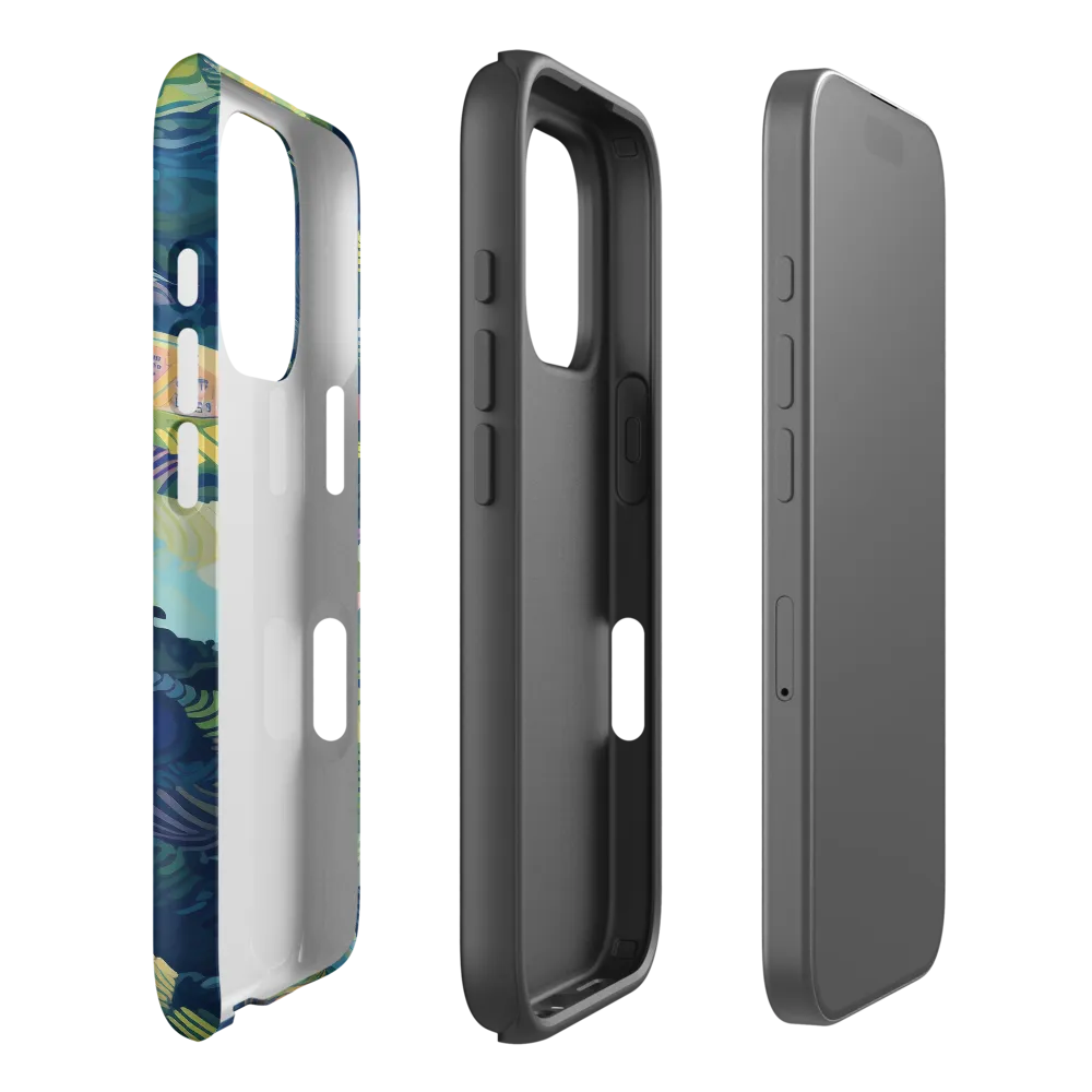 Abstract Landscape with Colorful Sky | Phone Case