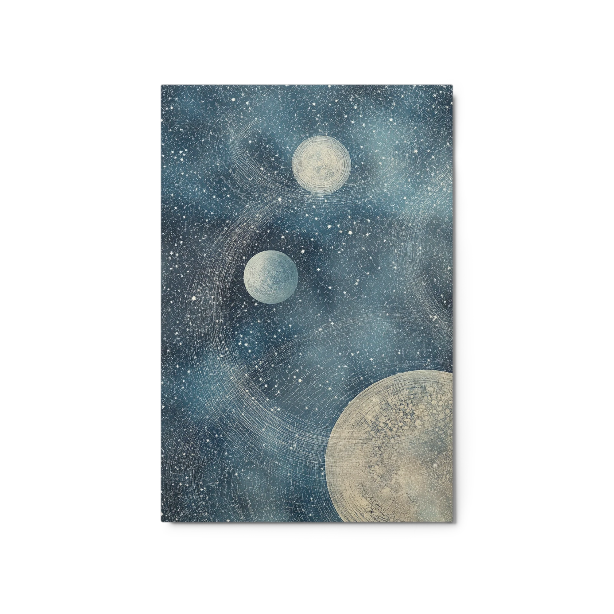 Swirling Planets in Space