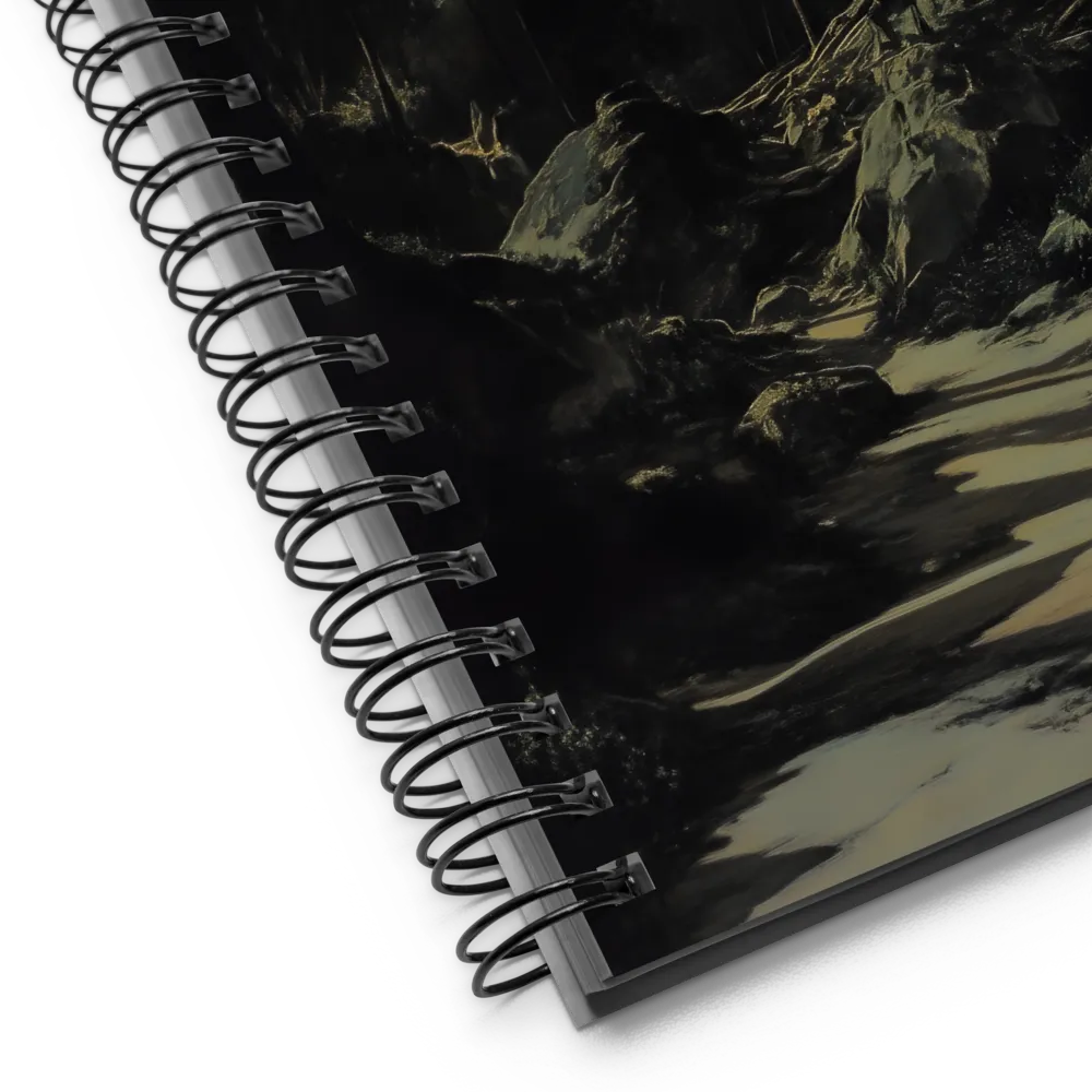 Path Through the Golden Forest 
 Spiral Notebook | 140 pages