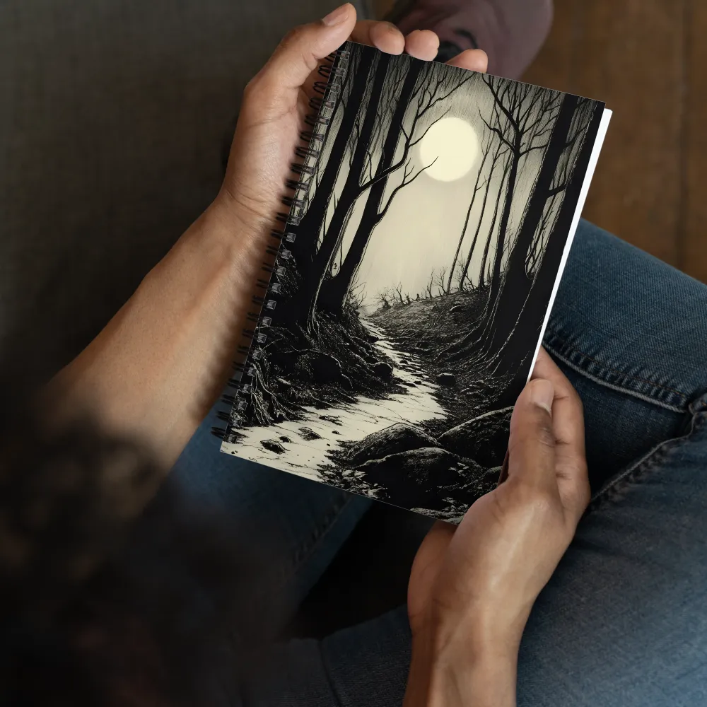 Whispers of the Moonlit Forest 
 Spiral Notebook | 140 pages