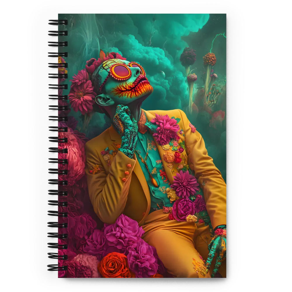 Floral Sugar Skull Dream 
 Spiral Notebook | 140 pages