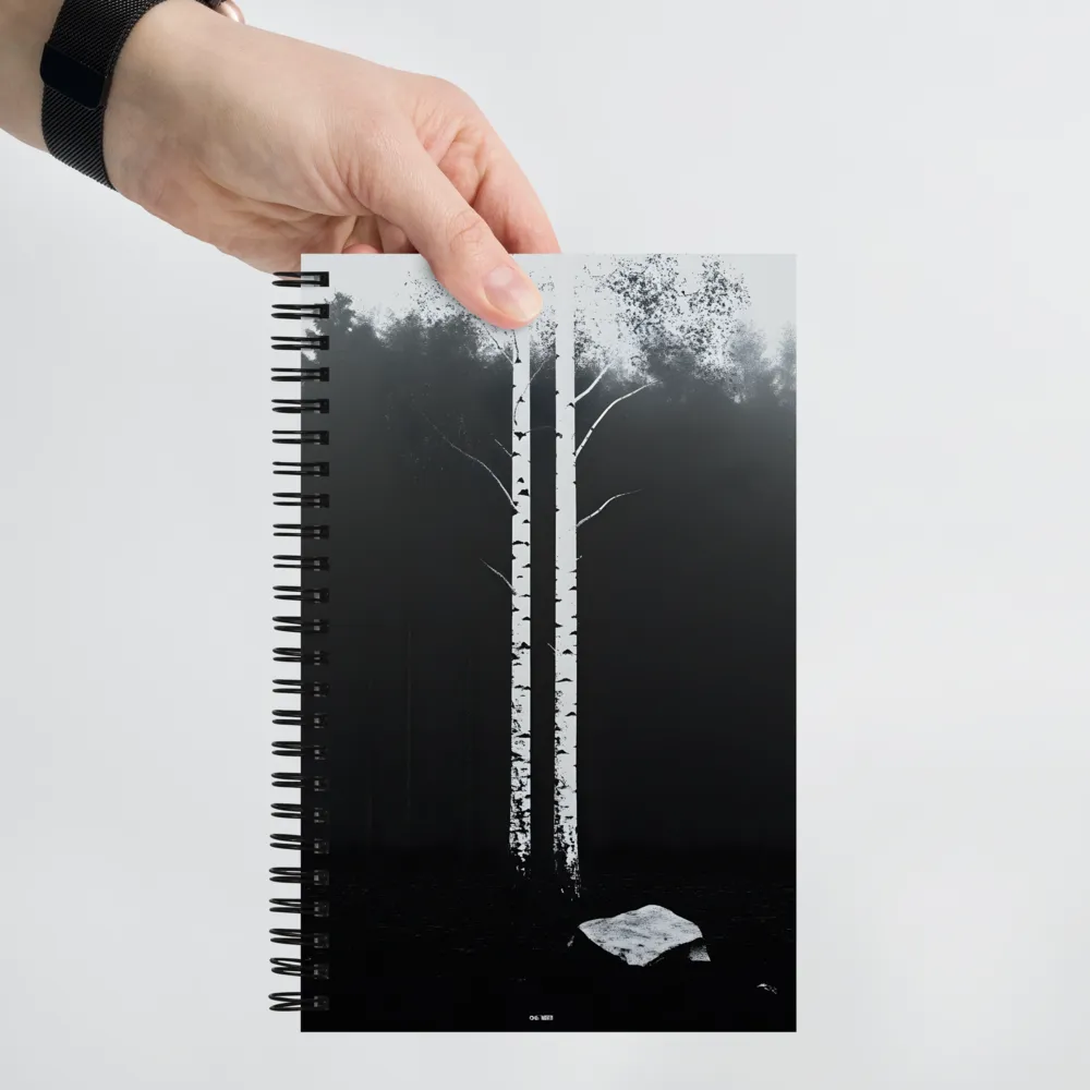 Silent Forest Birches 
 Spiral Notebook | 140 pages