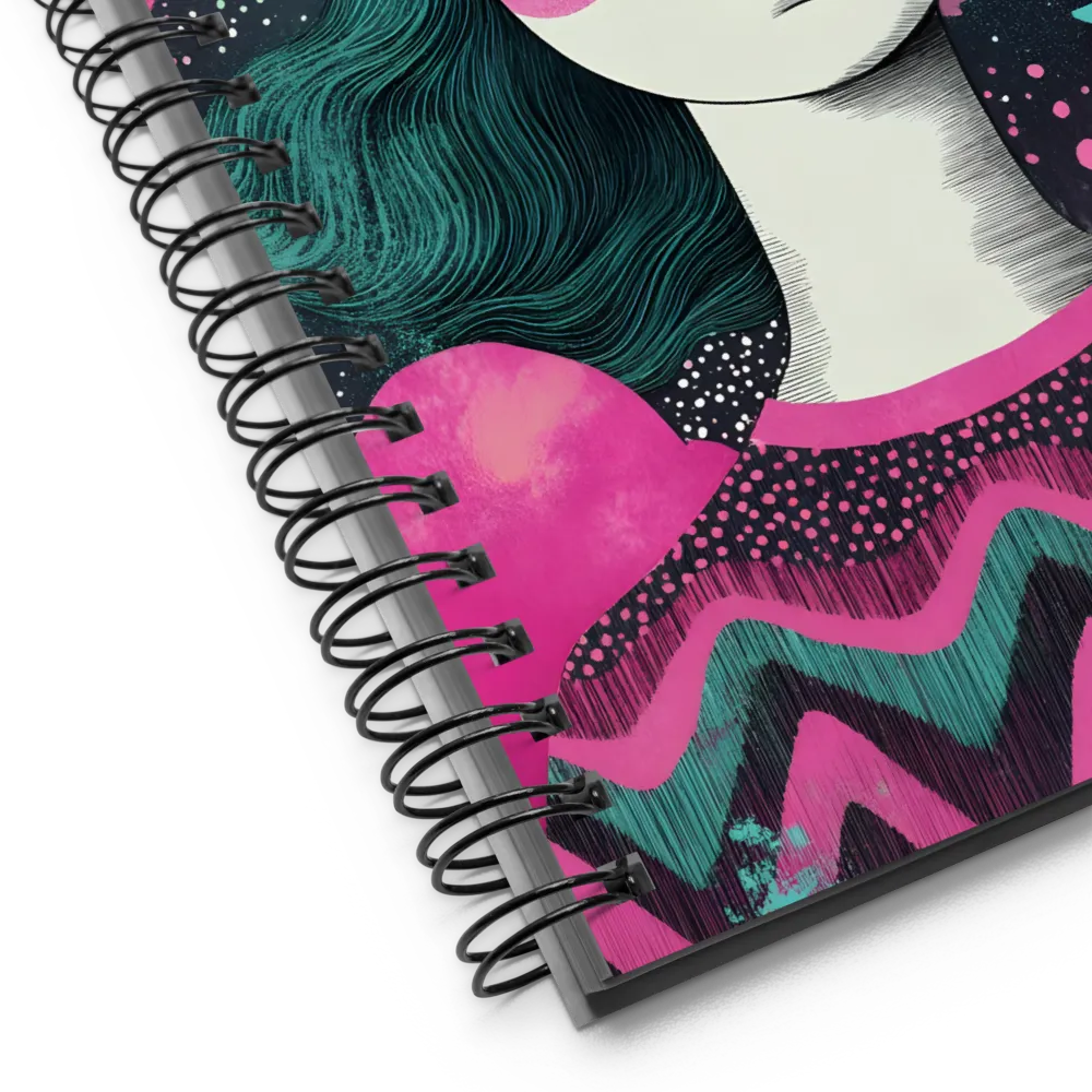 Cosmic Pop Portrait 
 Spiral Notebook | 140 pages