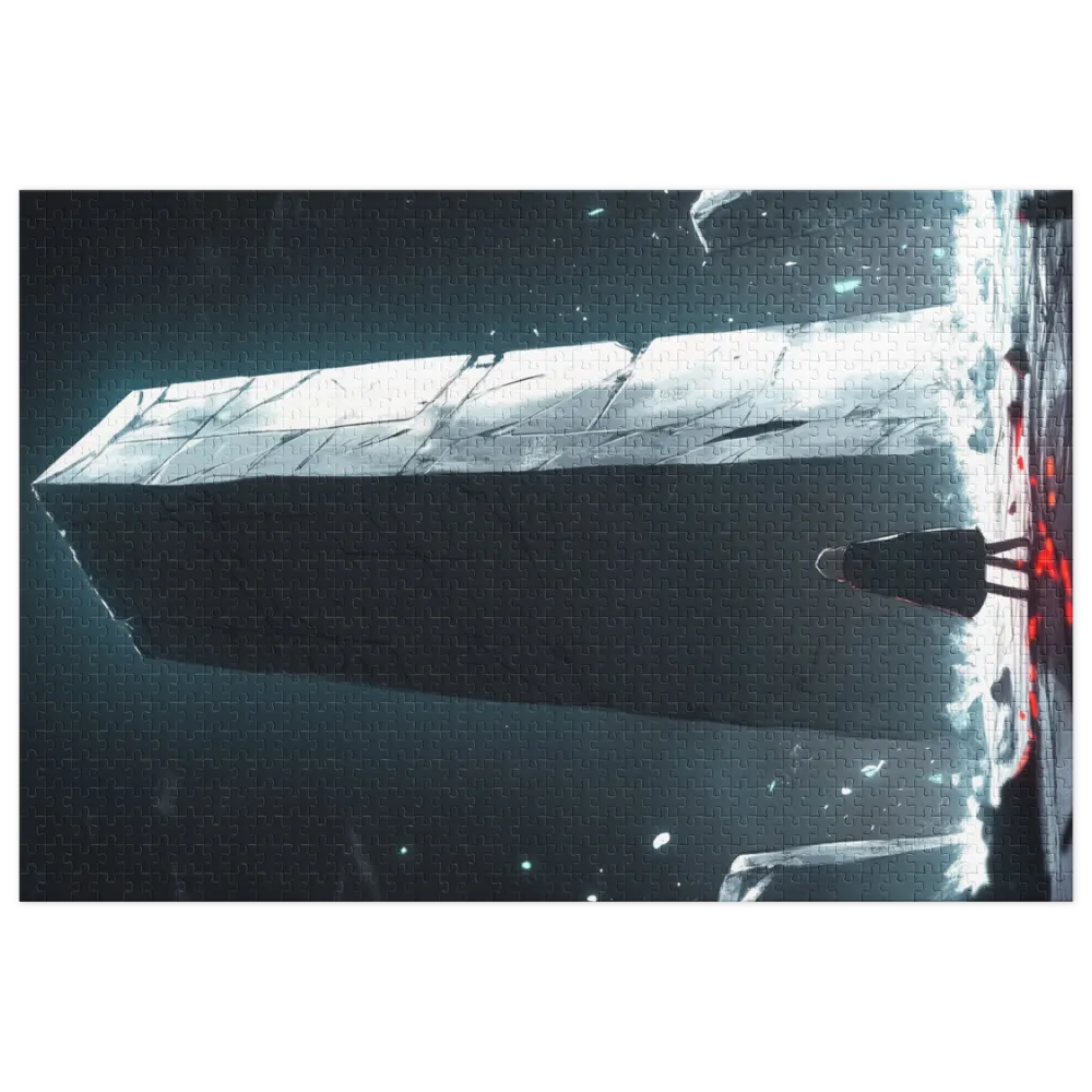 Monolith in a Frozen Landscape | Jigsaw Puzzle (252/520 pieces)
