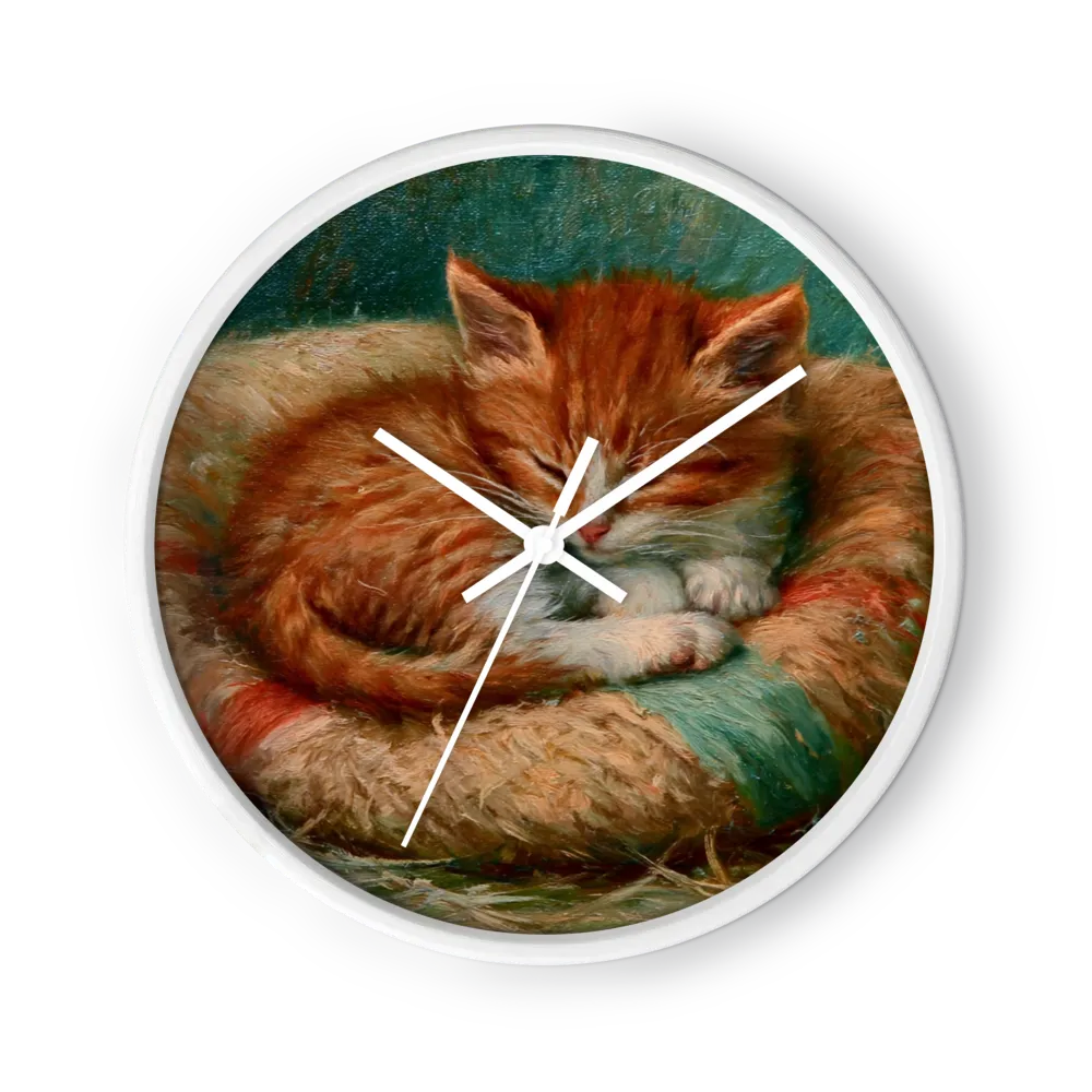Sleeping Ginger Kitten