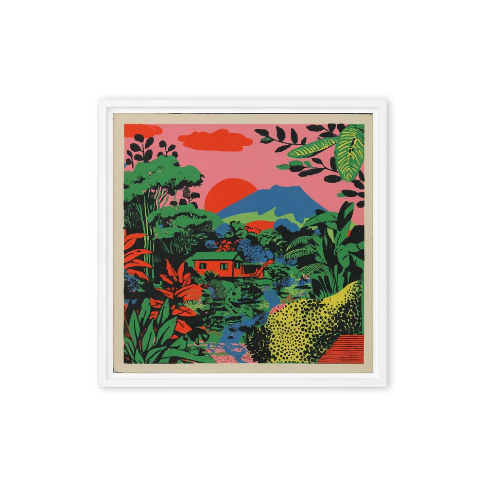 Vibrant Jungle Vista | Art Print
