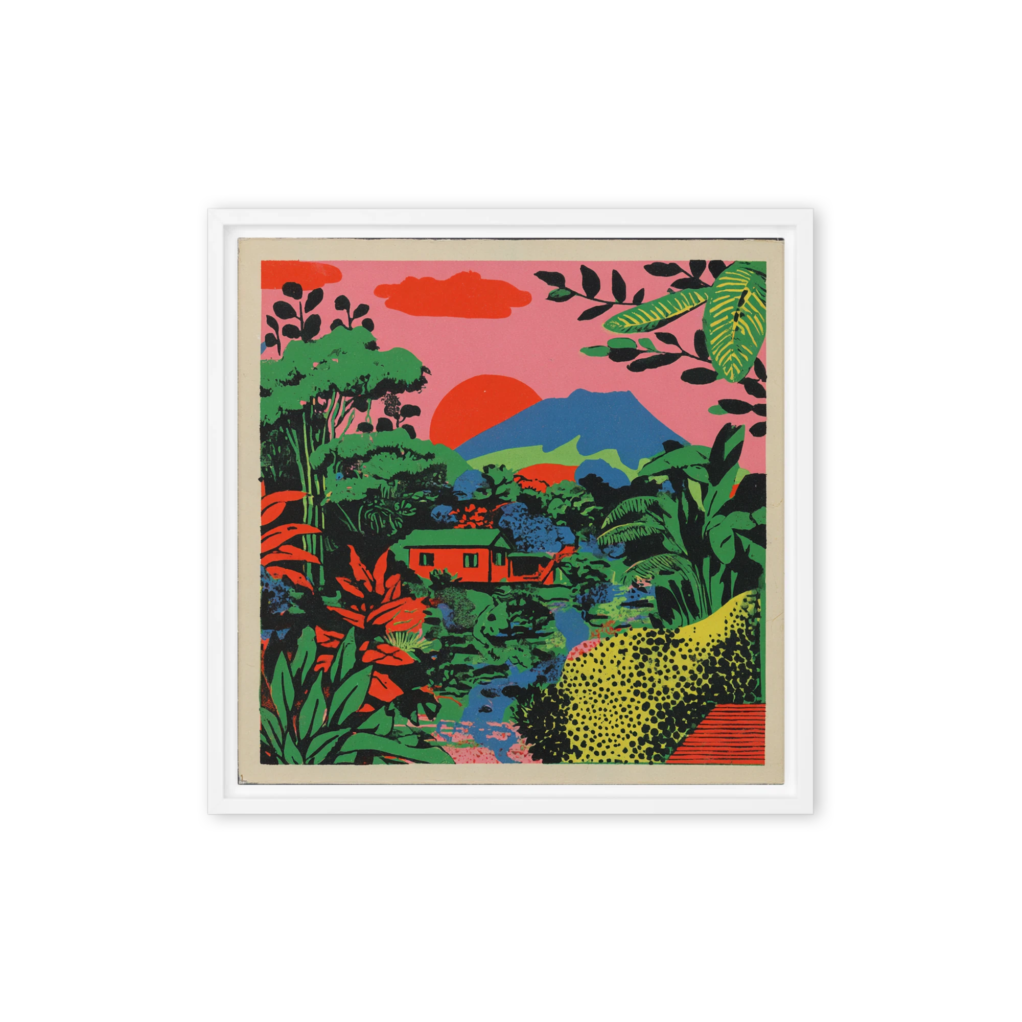 Vibrant Jungle Vista | Art Print