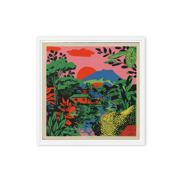 Vibrant Jungle Vista | Art Print