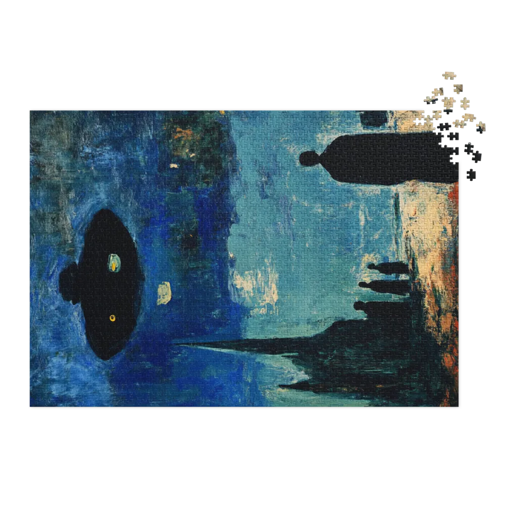 UFO in Blue Sky