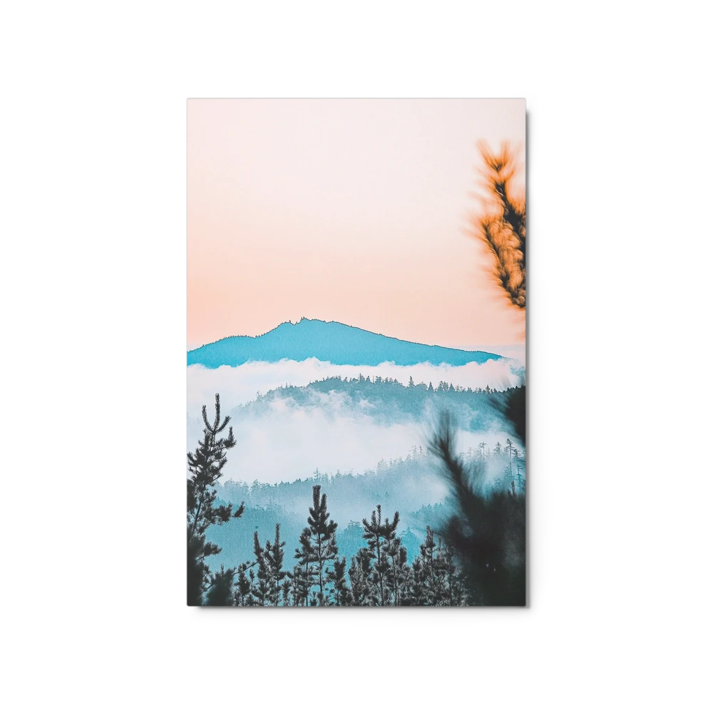 Hazy Mountain Serenity | Art Print