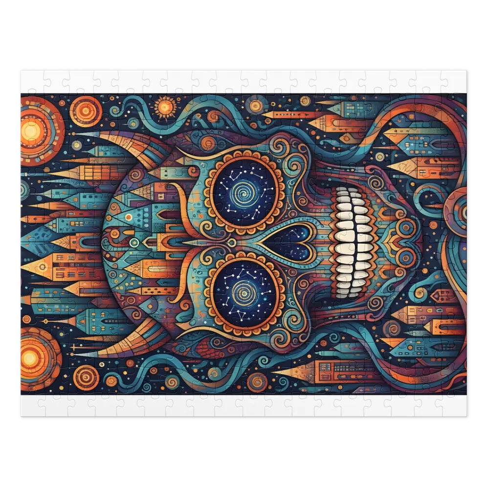 Cosmic Sugar Skull | Jigsaw Puzzles