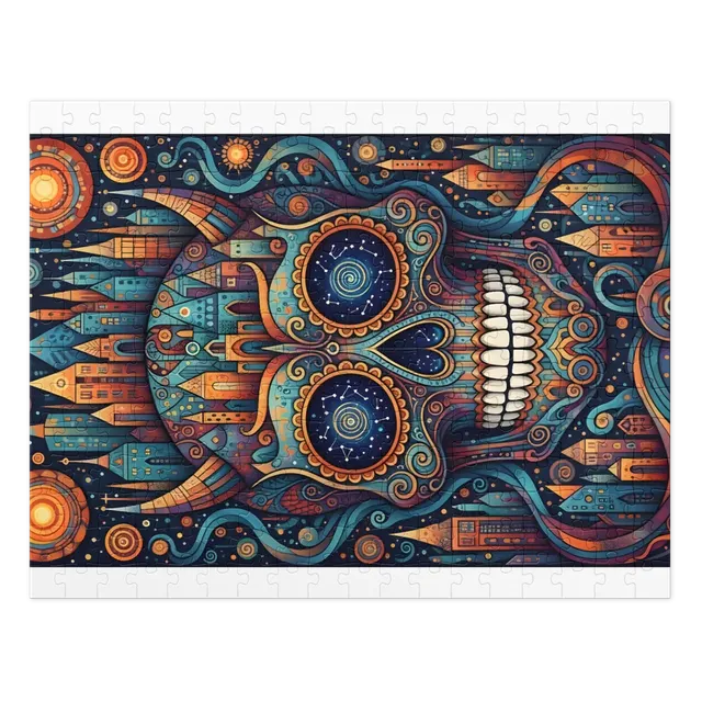 Cosmic Sugar Skull | Jigsaw Puzzles