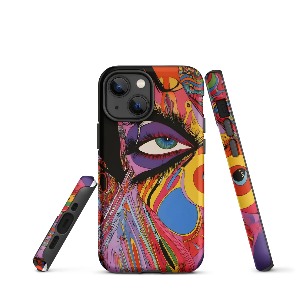 Abstract Colorful Eye Art | Phone Case