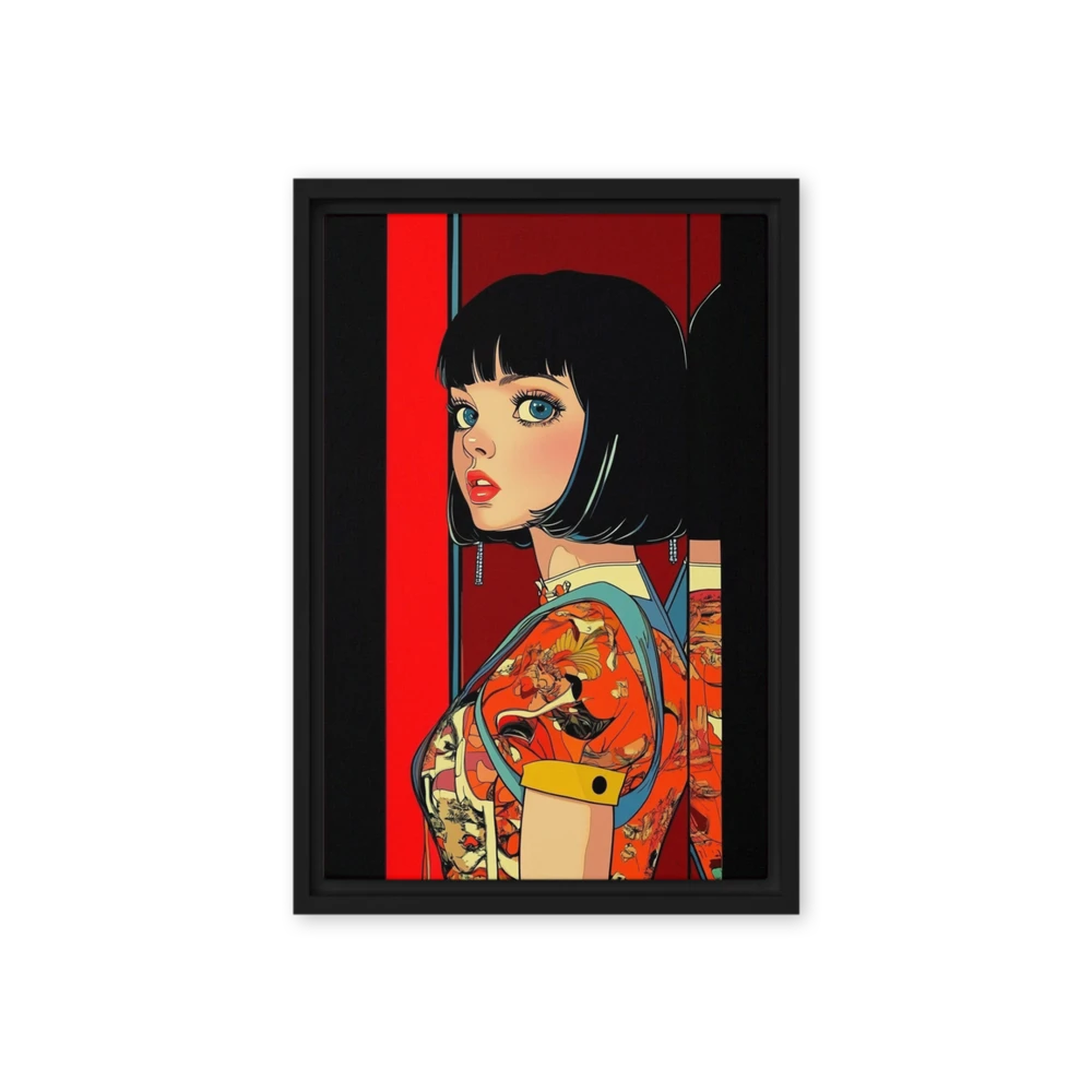 Crimson Gaze | Art Print