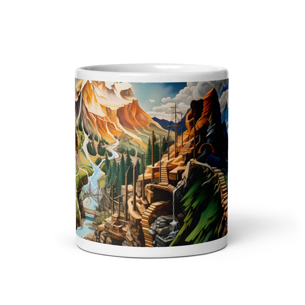 Surreal Mountain Landscape