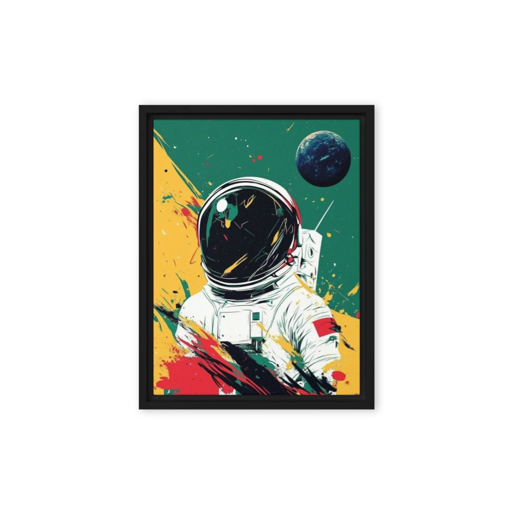 Cosmic Journey Splatter Art | Art Print