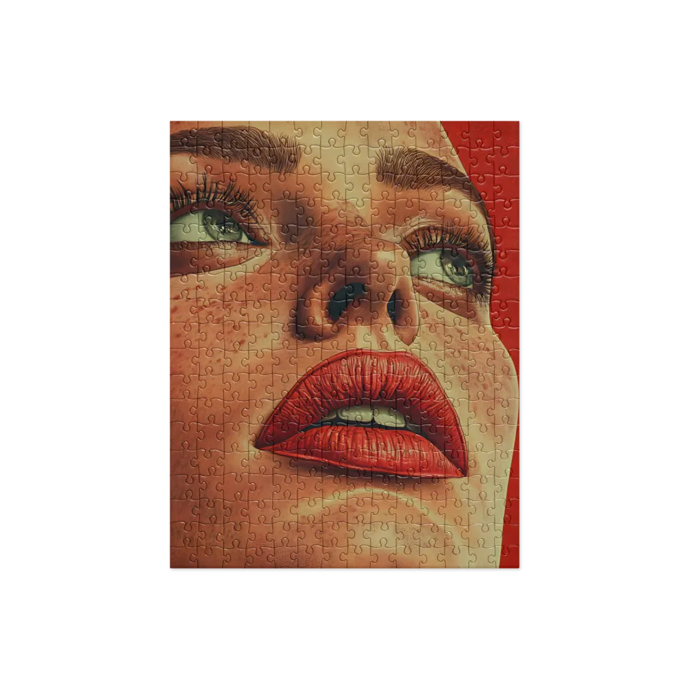 Intense Gaze Portrait 
 Jigsaw Puzzle