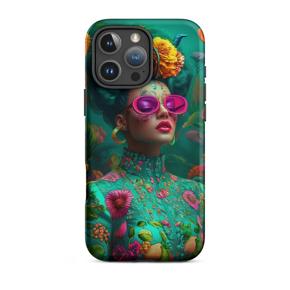 Surreal Floral Woman Portrait | Phone Case