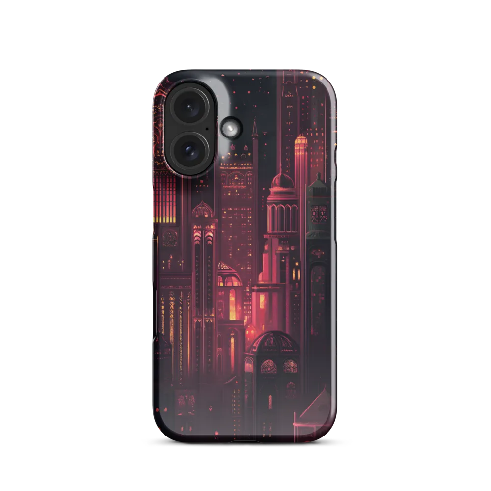 Neo-Gothic City at Night 
 iPhone 15 Pro | Snap Case