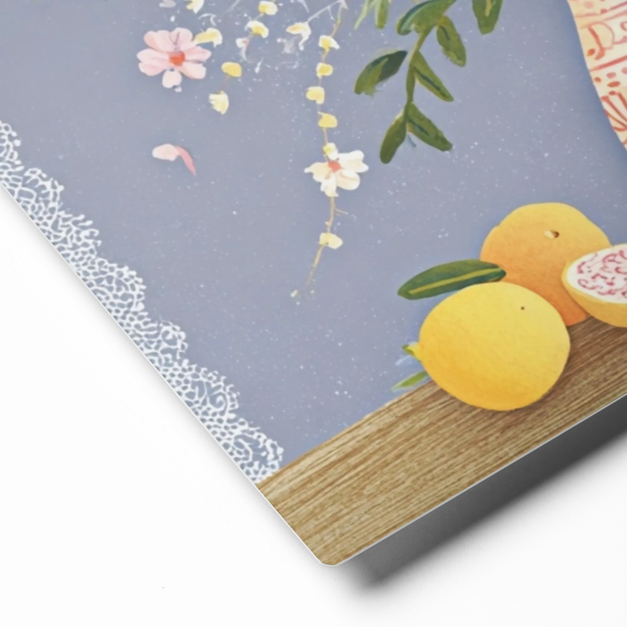 Citrus and Wildflower Arrangement | Art Print