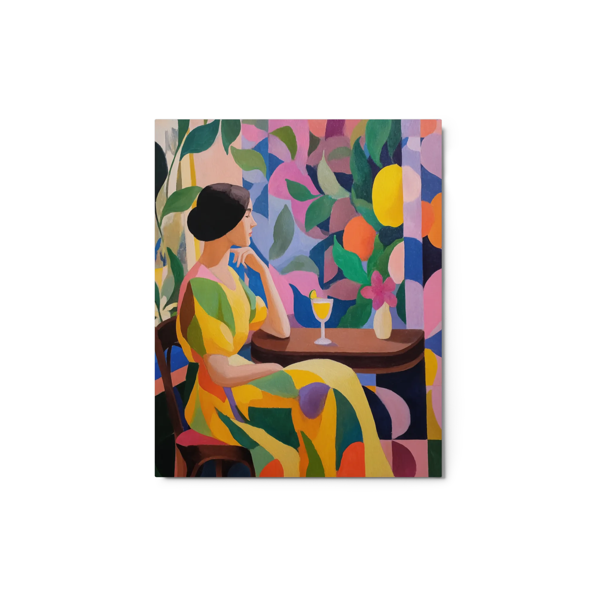 A Quiet Afternoon 
 Poster with White Frame | 18″x 18″