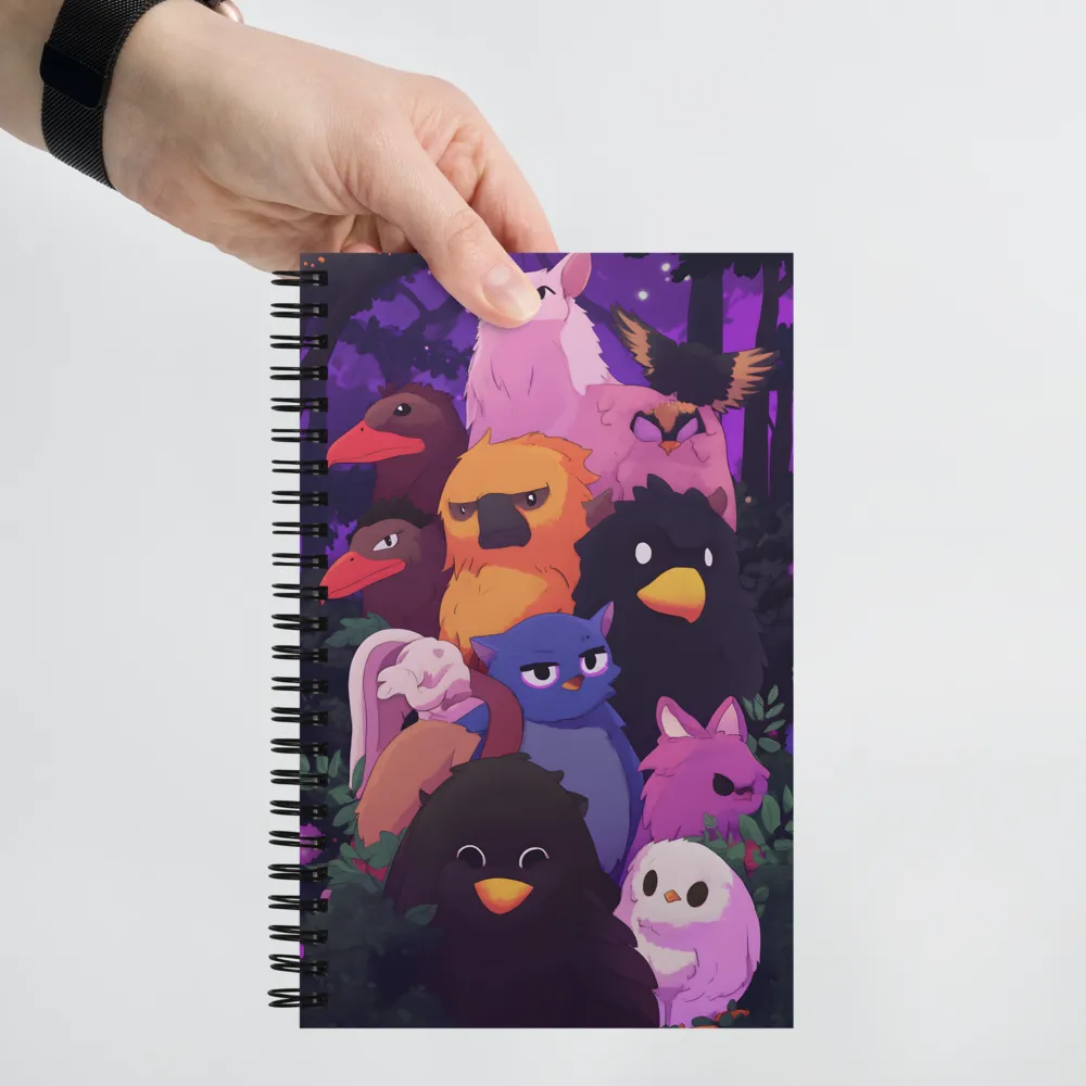 Whimsical Avian Gathering