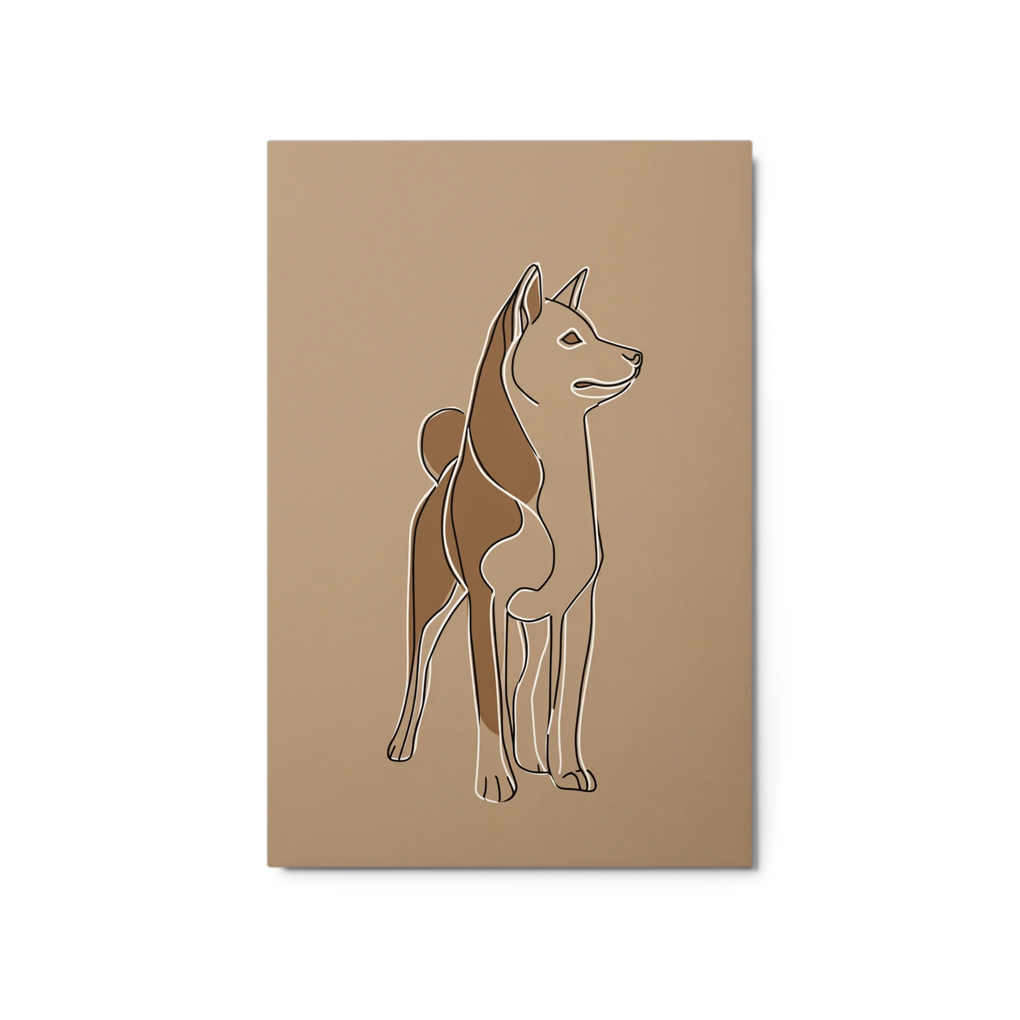 Minimalist Shiba Inu