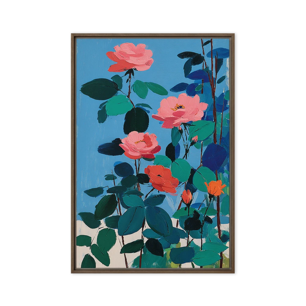 Azure Roses | Art Print