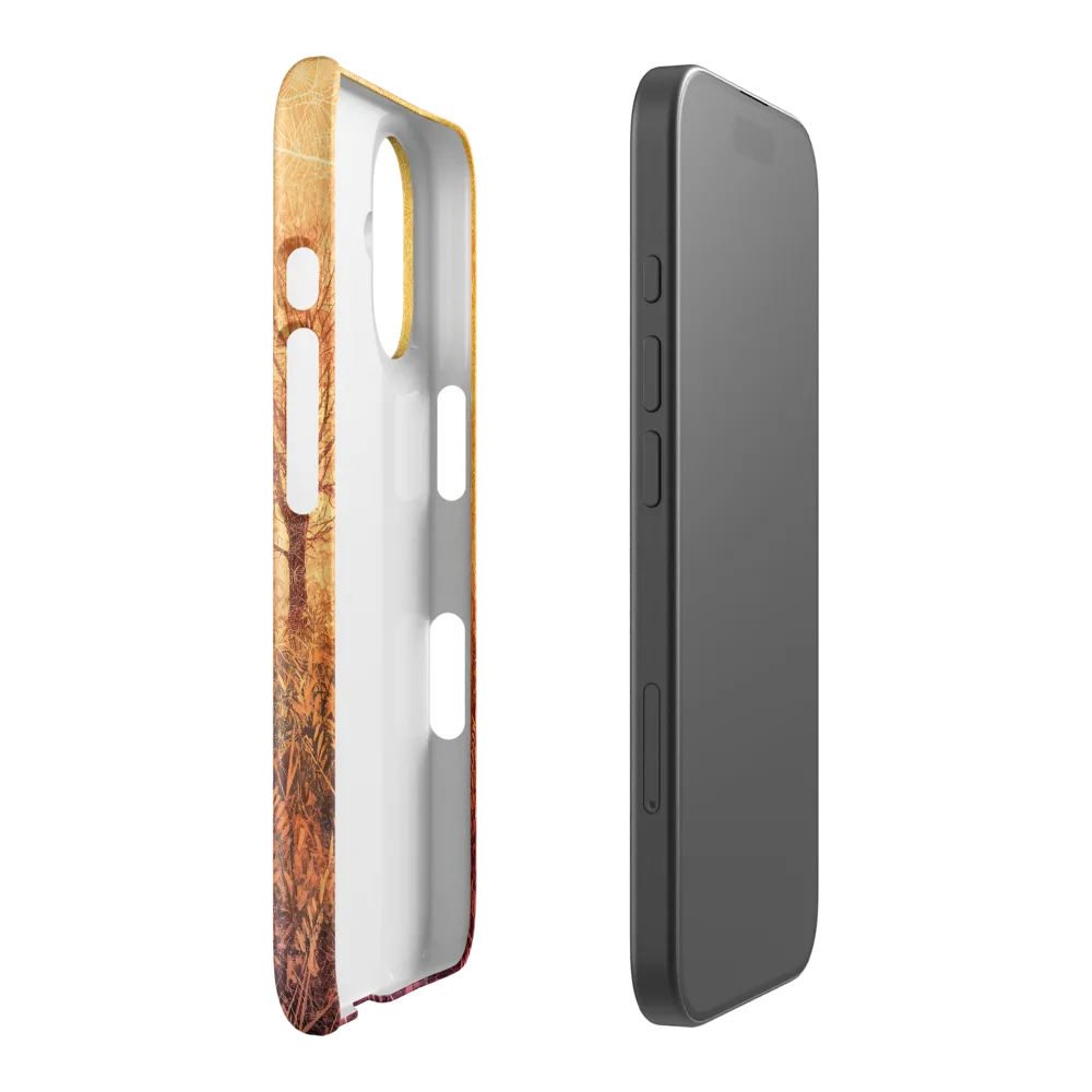 Golden Horizon Silhouette 
 Samsung Galaxy S25 | Snap Case