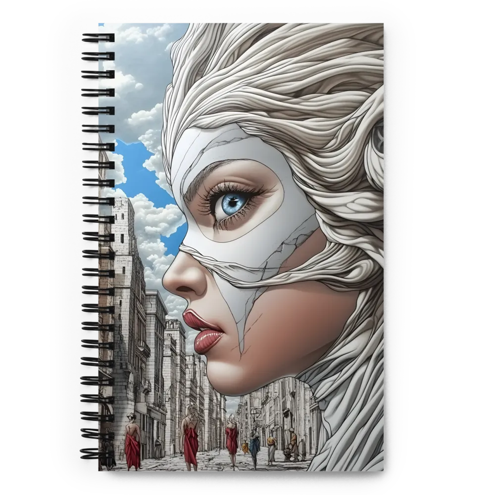 Urban Siren's Gaze 
 Spiral Notebook | 140 pages
