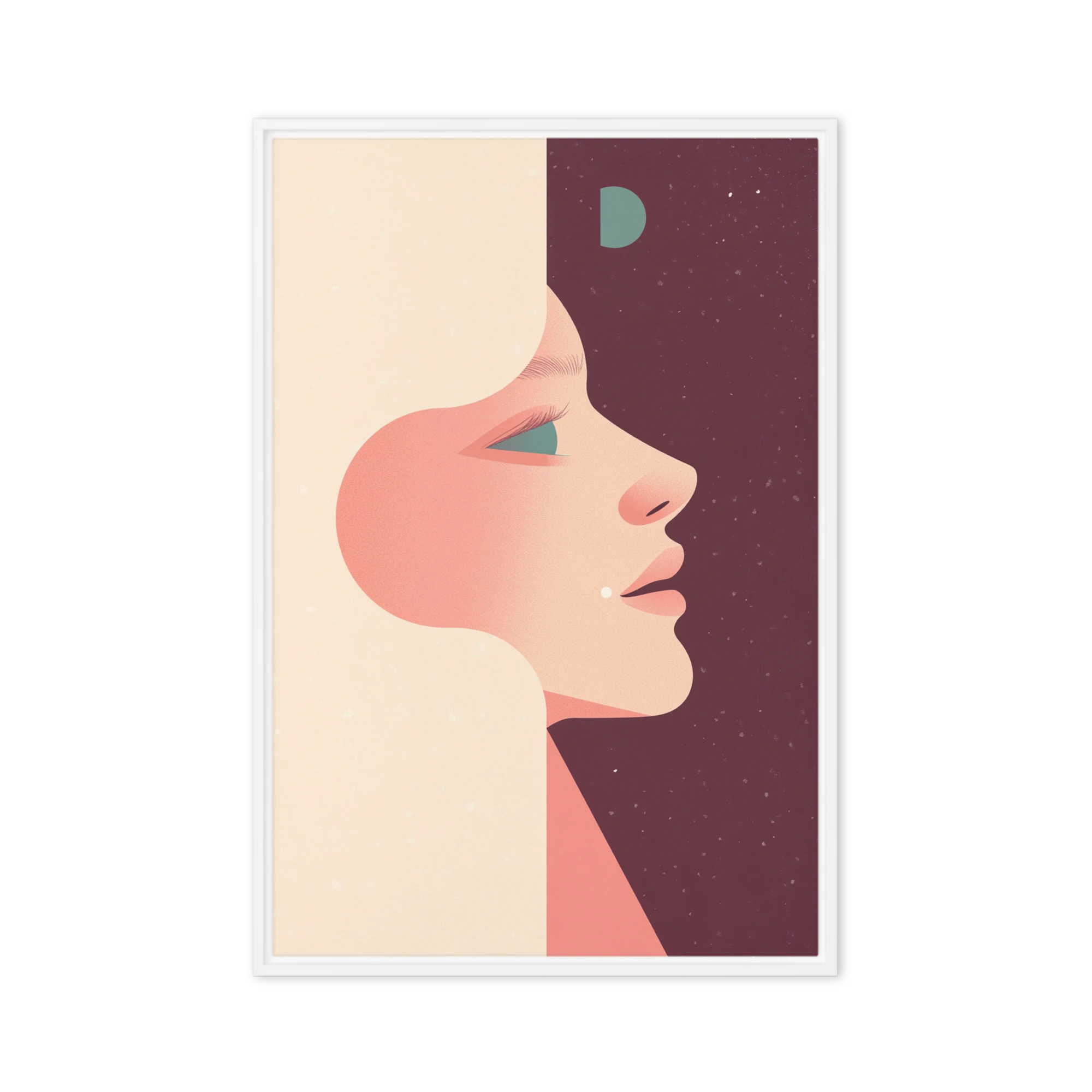 Minimalist Female Portrait Illustration
