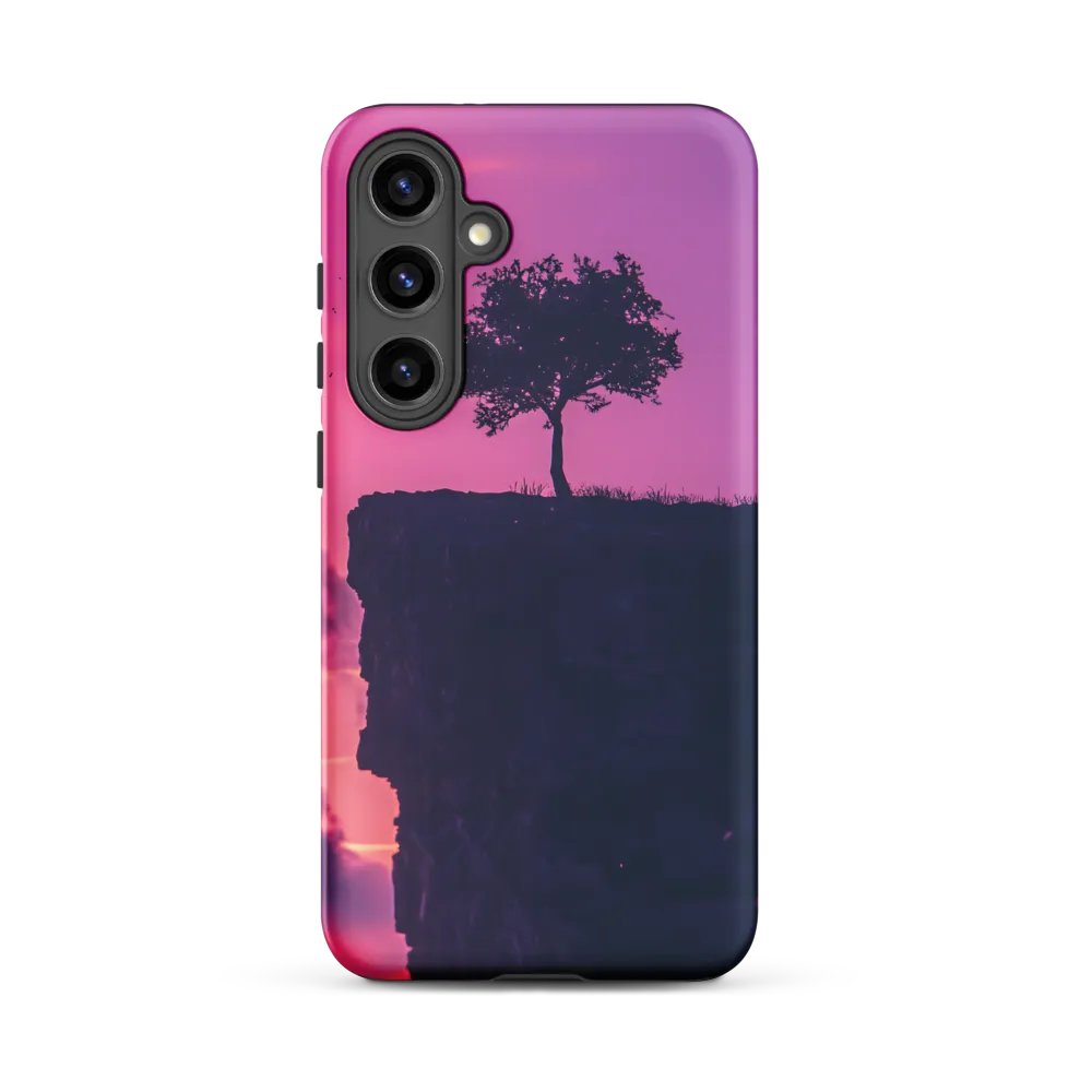 Tree on Cliff at Sunset | Phone Case