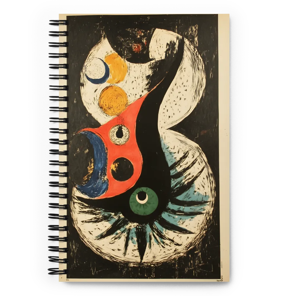 Surreal Owl Form 
 Spiral Notebook | 140 pages
