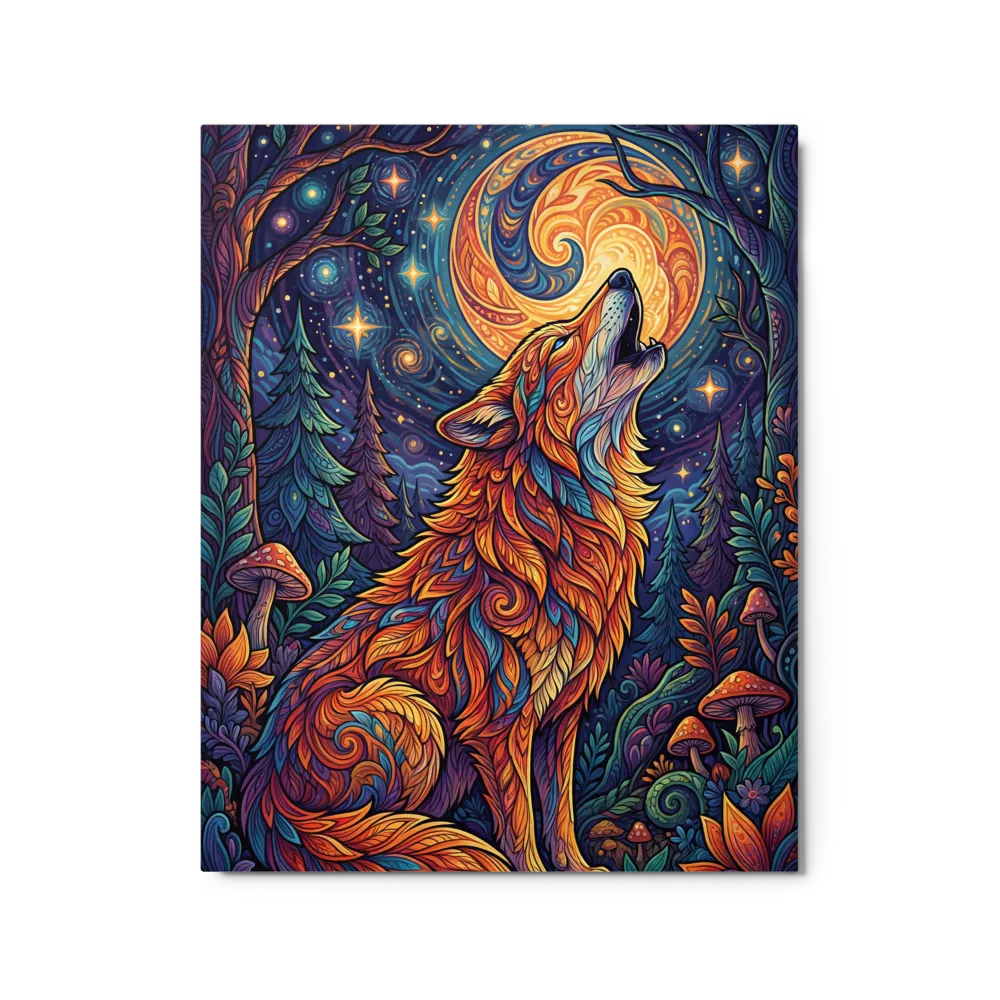 Celestial Howl 
 Art Print | 18″x 24″
