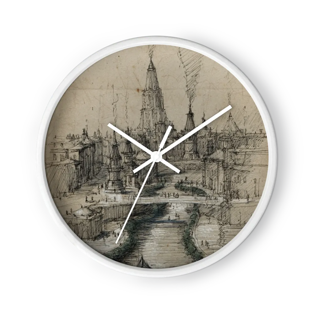 Old City Spires Sketch