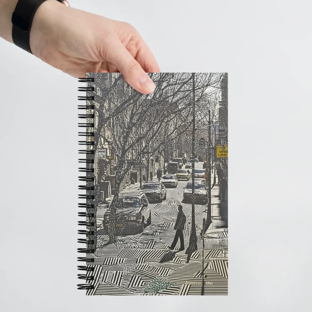 Optical City Scape 
 Spiral Notebook | 140 pages