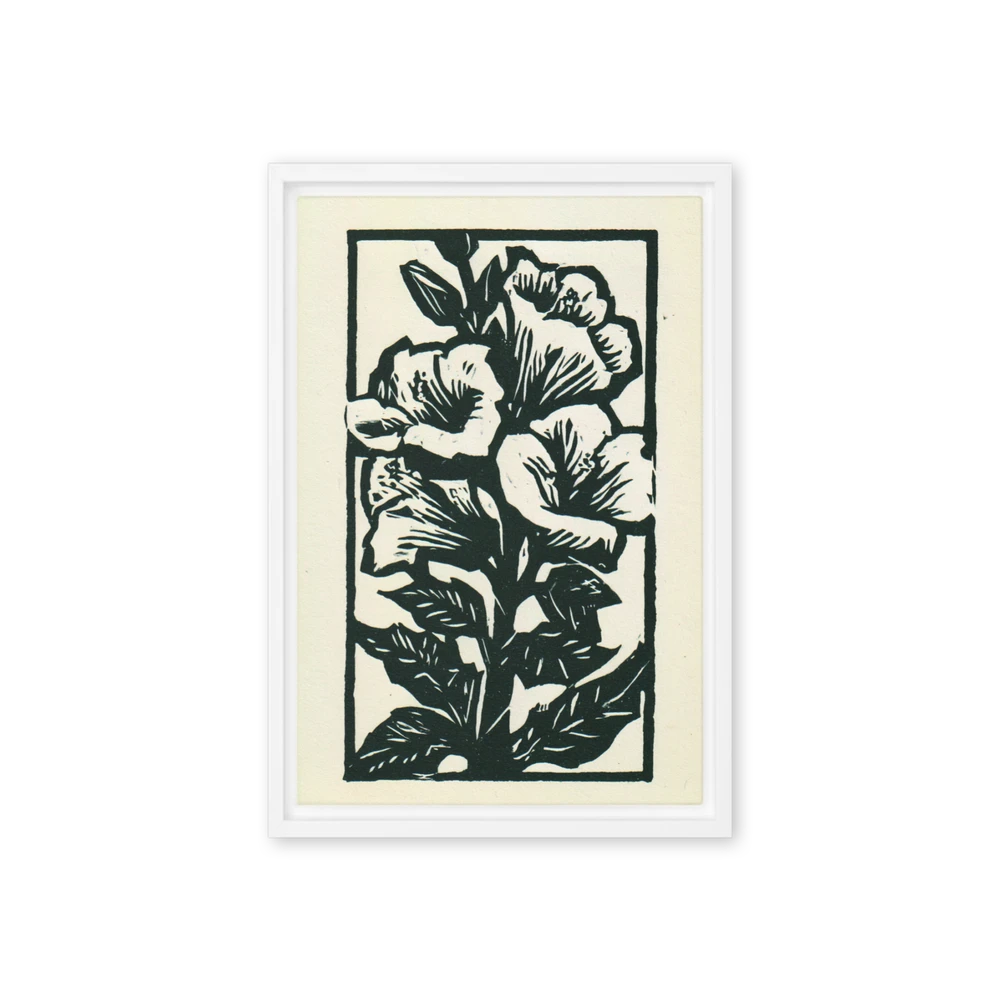 Hibiscus Silhouette | Art Print