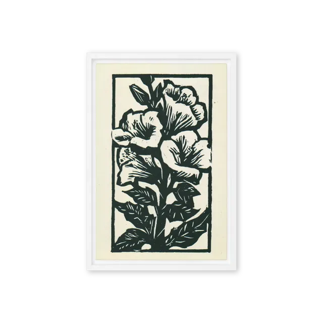 Hibiscus Silhouette | Art Print