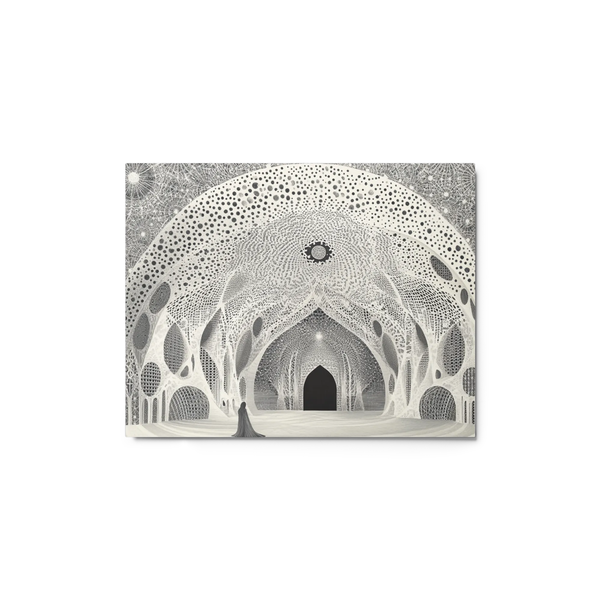 The Silent Threshold 
 Poster with Black Frame | 12″x 16″