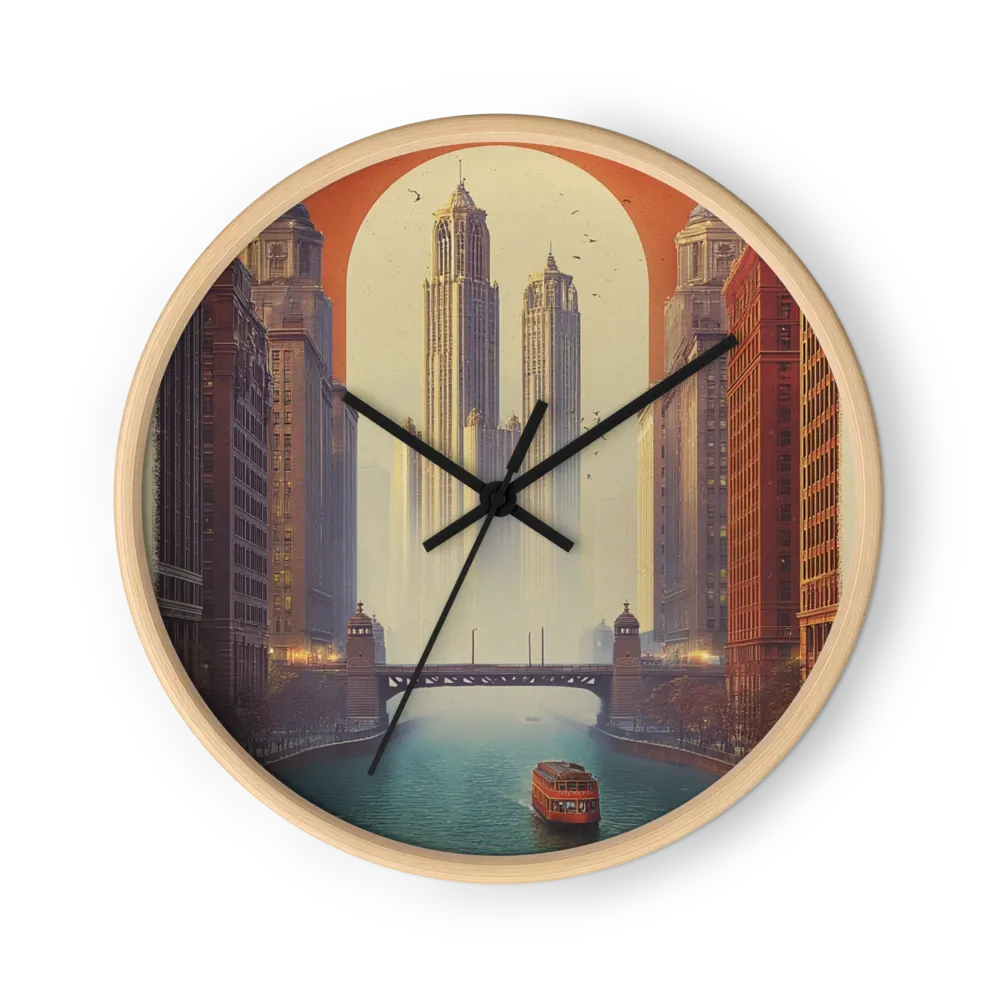 Metropolis Sunburst | Wall Clock
