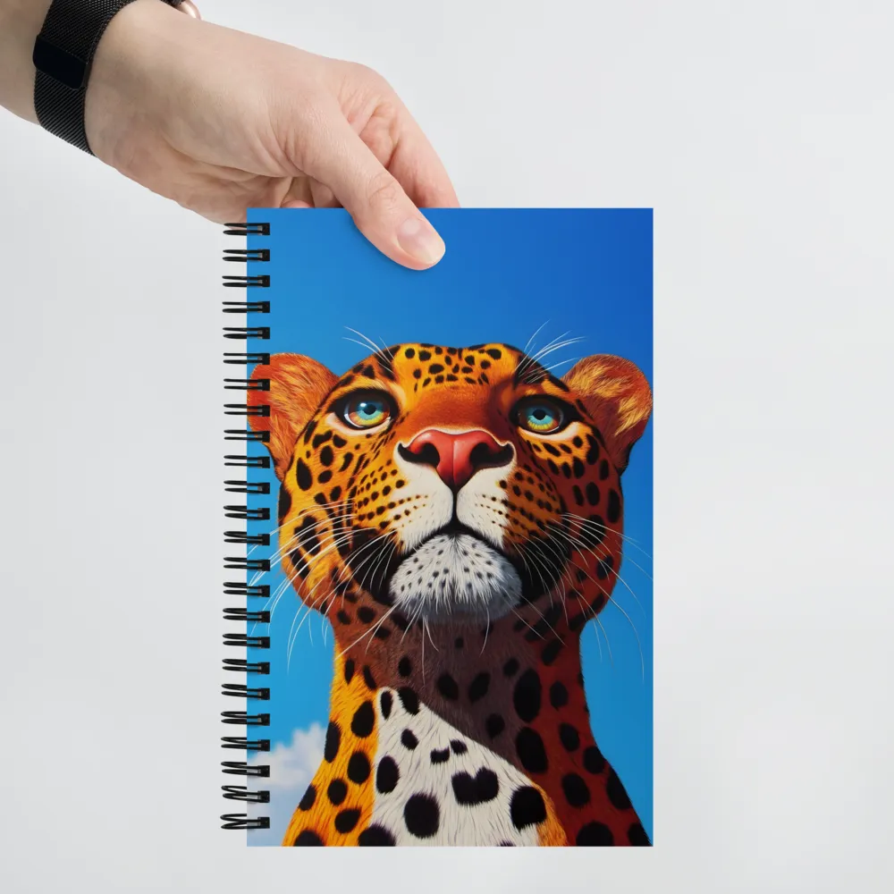 Azure Gaze 
 Spiral Notebook | 140 pages
