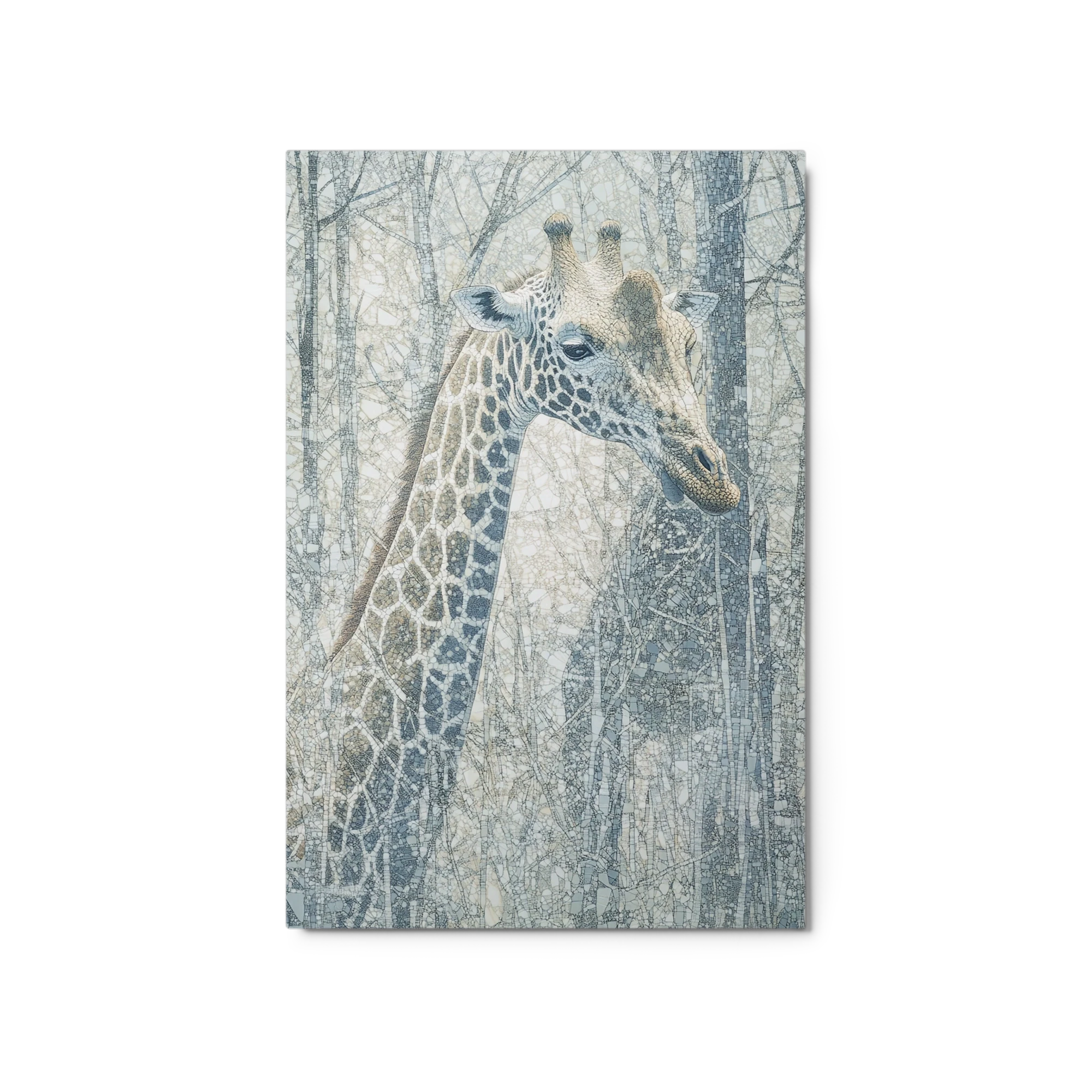 Giraffe Digital Illustration in Nature