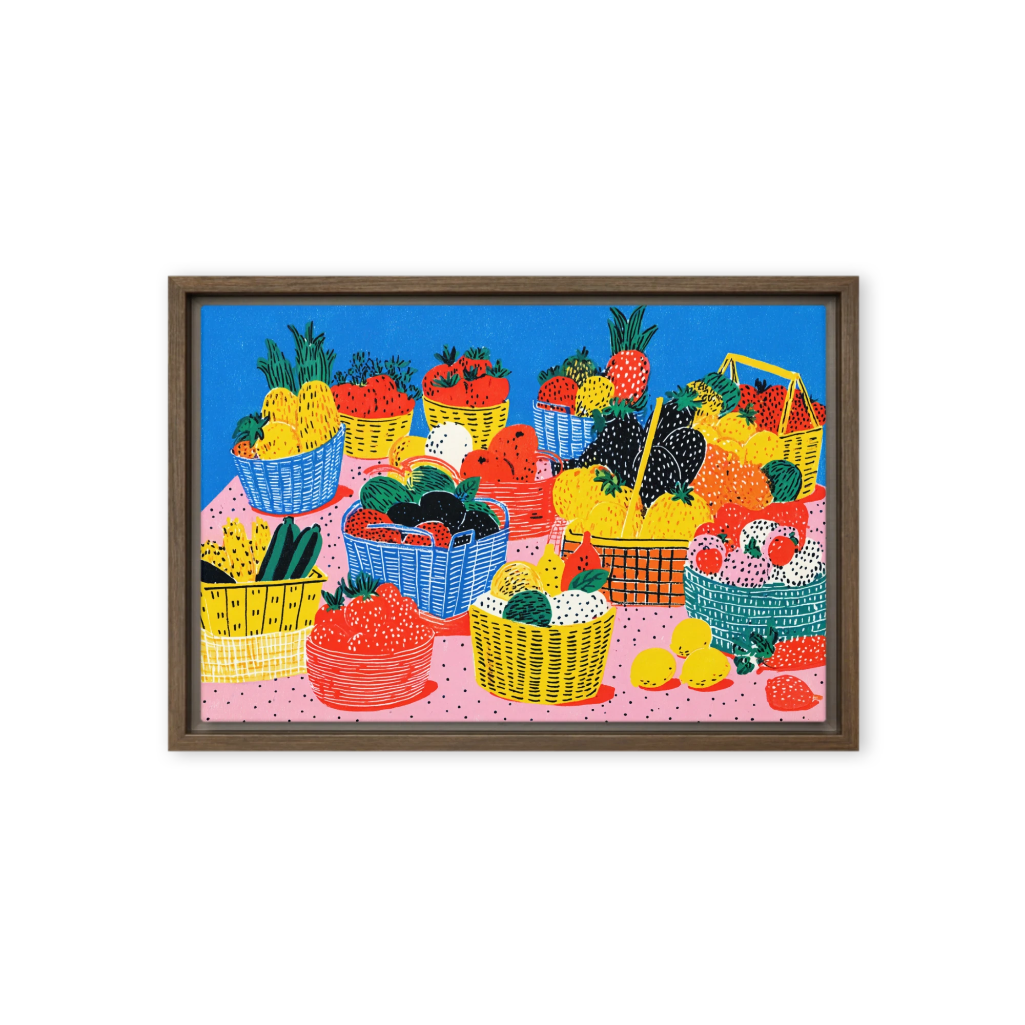 Harvest Baskets Still Life | Art Print