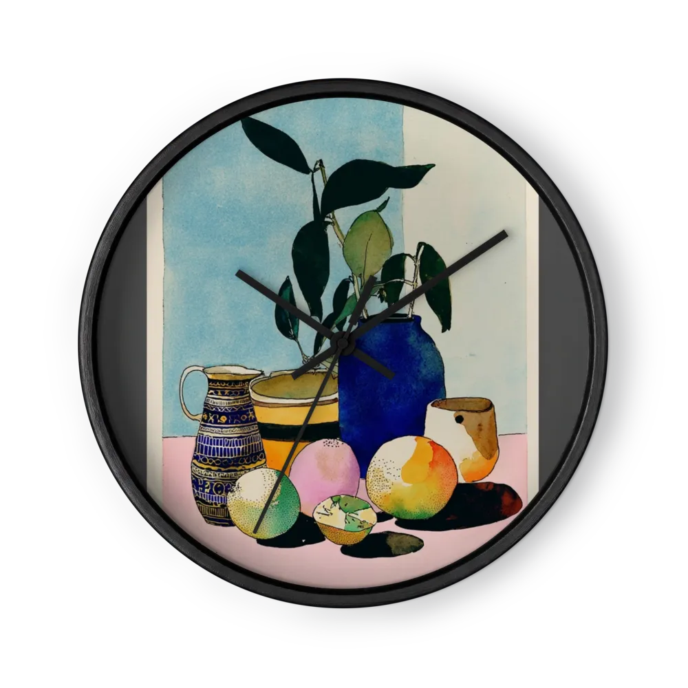 Botanical Still Life with Blue Vase