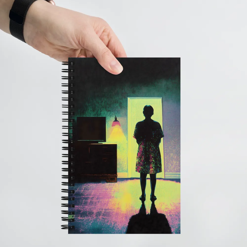 Solitary Neon Gaze 
 Spiral Notebook | 140 pages