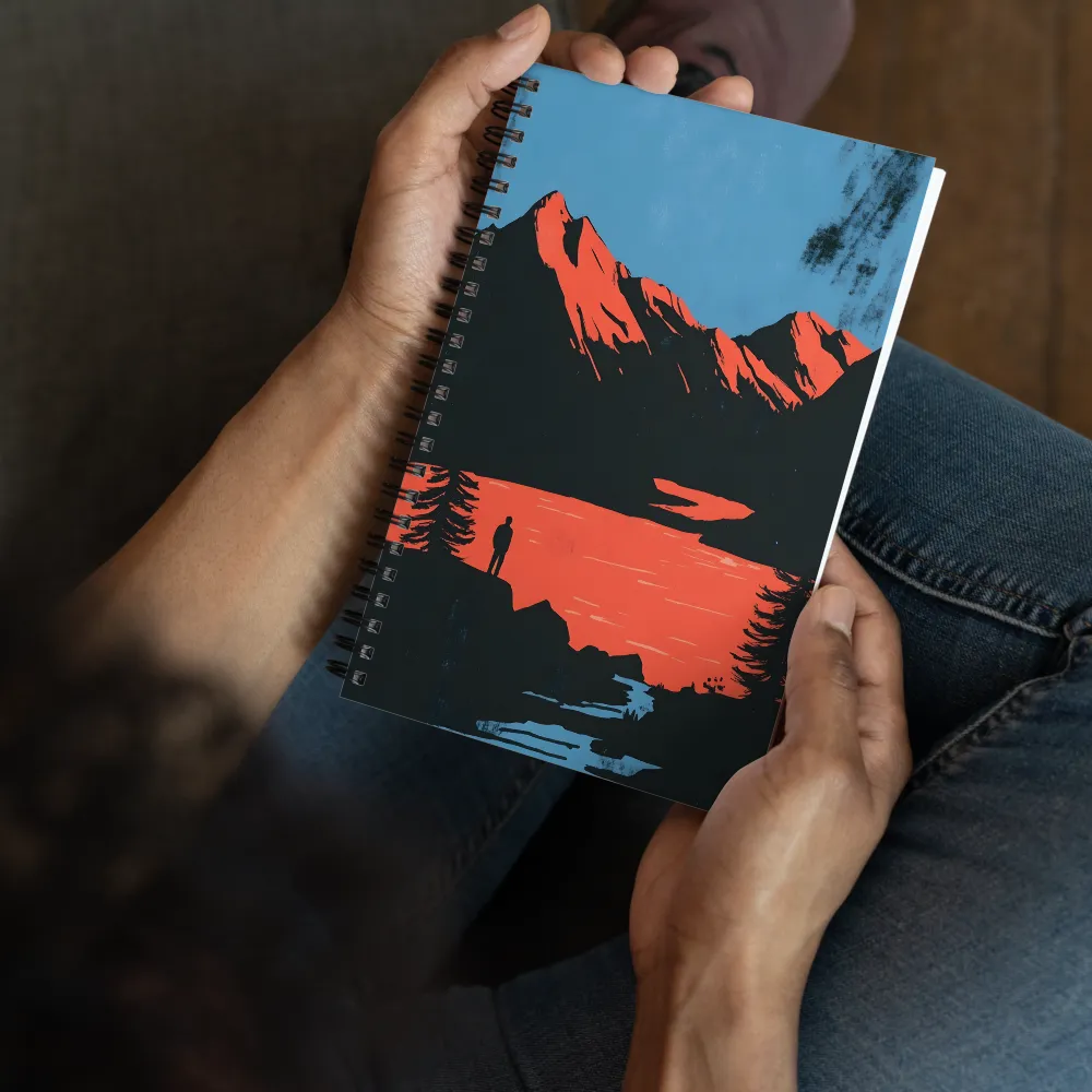 Solitude by the Red Lake 
 Spiral Notebook | 140 pages