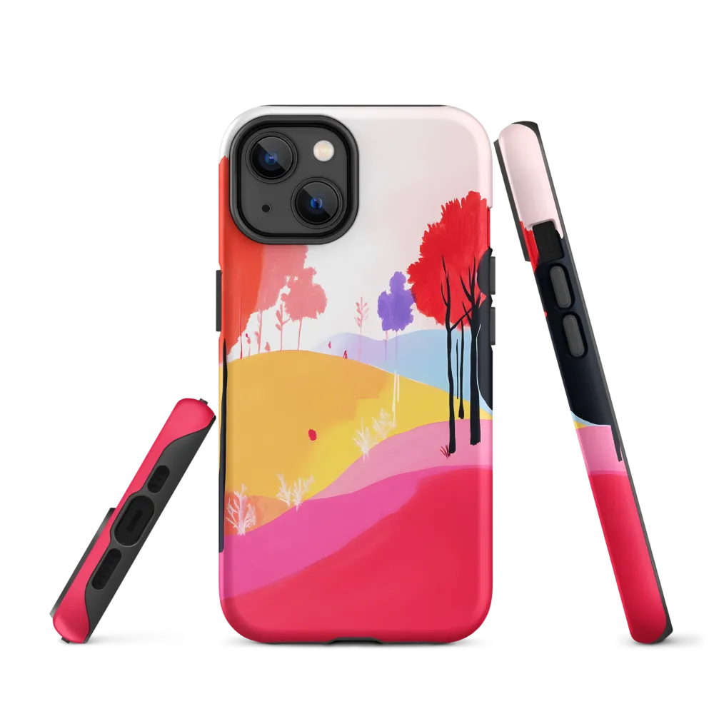Abstract Vibrant Landscape | Phone Case