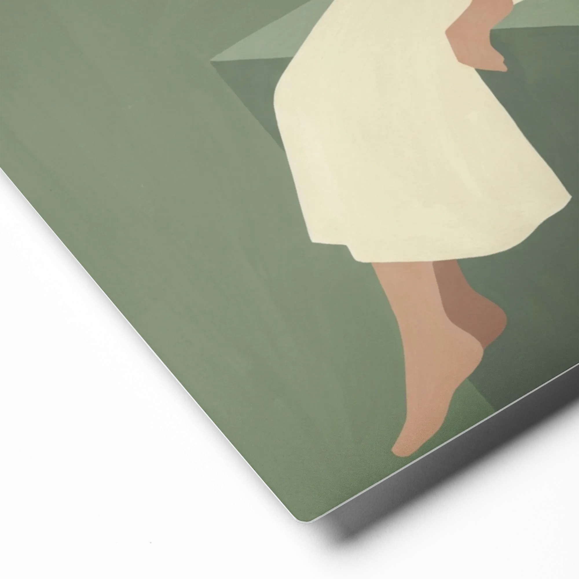 Silent Contemplation 
 Canvas with Brown Frame